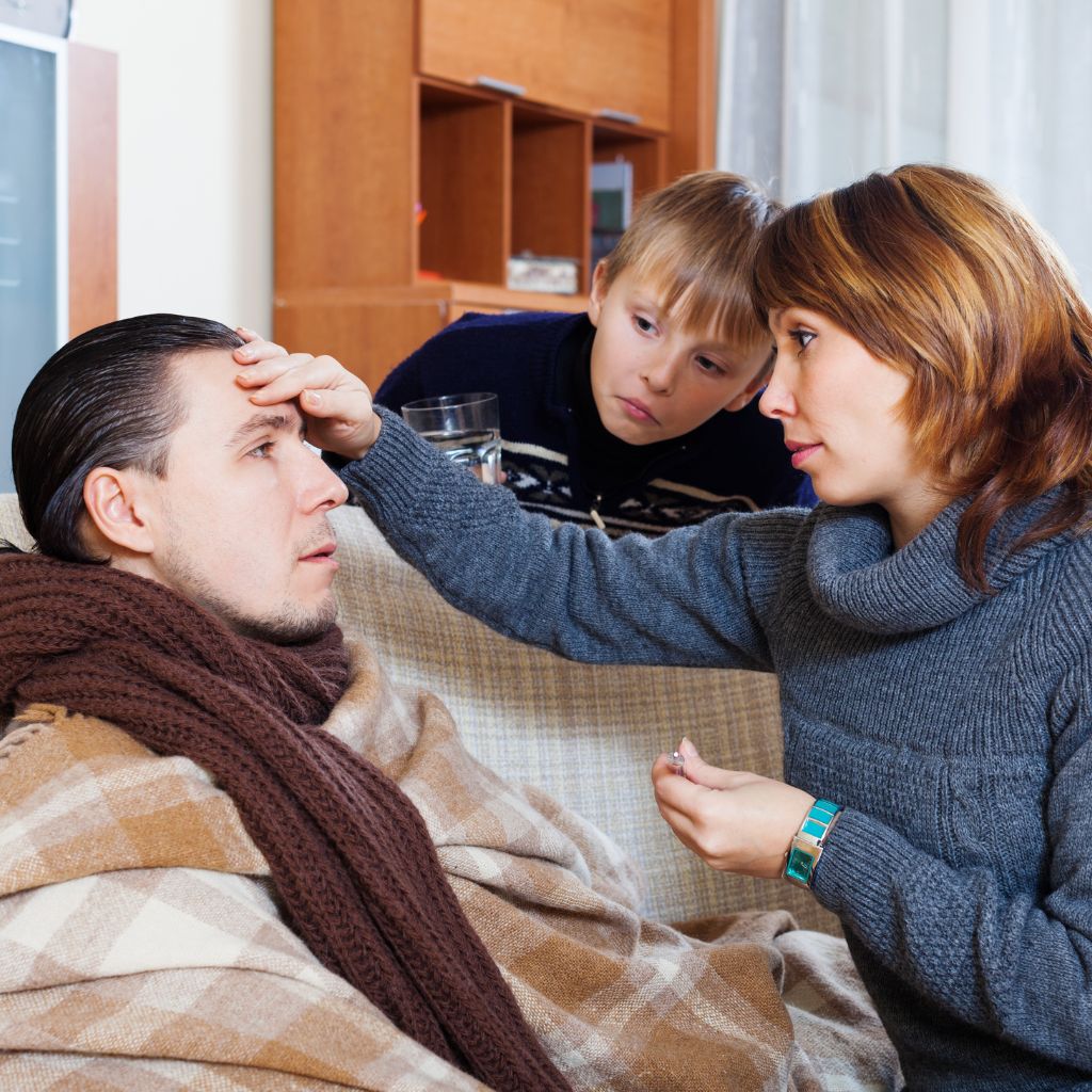 A prayer for healing sick family or friends with folded hands