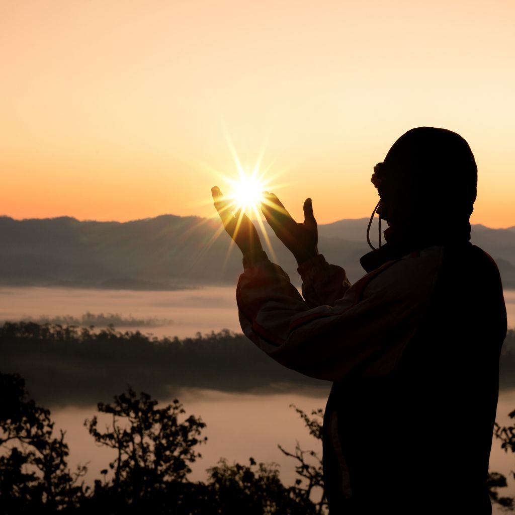 Gods healing power touches a sick family member through prayer